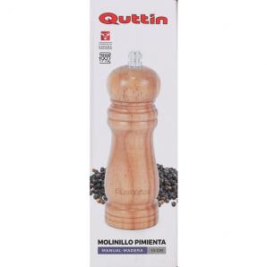 21 Molinillos pimienta madera 15cm quttin - 21 unidades