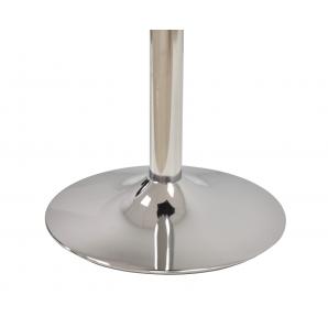 2 Bases de mesa criss new, alta, cromada, base 45 cms diámetro, altura 110 cms - 2 unidades