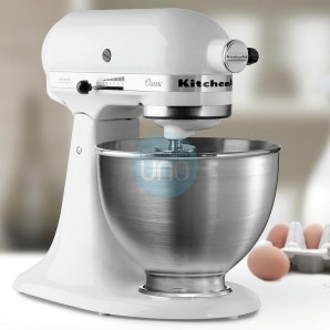Robot de Cocina KitchenAid, 10 Velocidades, 4,3 Litros, Blanco