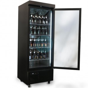 Super Enfriador de Bebidas Subcero, hasta -8ºC sin Congelar, 400 Litros, Wondercool Classic Black PLUS, Nevera Bajo Cero