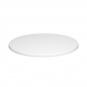 2 Tableros de mesa werzalit-sm, blanco 01, 80 cms de diámetro*. - 2 unidades