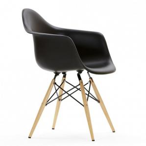 4 Sillones tower pp (su), madera, polipropileno negro - 4 unidades