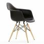 4 Sillones tower pp (su), madera, polipropileno negro - 4 unidades