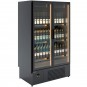 Armario Expositor de Vinos Vertical, 2 Temperaturas, 210 Botellas, 2 Puertas Abatibles, Coreco CEFIW-2R
