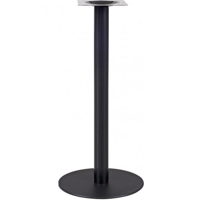Mesa alta bombay, negra, base de 110 cms y tapa de 60 cms. color a elegir, tableros de 60 cms: werzalit alemania - haya 19