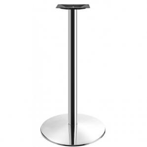 Mesa alta benamara, acero inoxidable, base de 110 cms y tapa 60 cms. color a elegir, tableros de 60 cms: werzalit alemania - hay