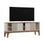 Mueble tv florencia, blanco roto y matte, 160 cms.