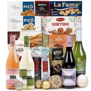 Lote Gourmet Nº3: Embutidos + Vinos + Espumoso + Turrones y Dulces + Productos Variados