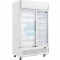 Armario Refrigerador Expositor, Puerta Doble, 950 Litros, Blanco, Ruedas, Polar