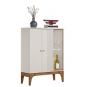 Bar buffet veneza, blanco roto y matte, 90 x122 cms.