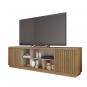 Mueble tv simetria, miel y cacao, 180 cms.