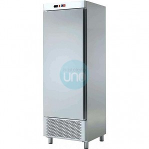 Congelador Vertical INOX, 600 Litros, Estantes Regulables, Fondo 72,6 cm, Puerta opaca, CH726