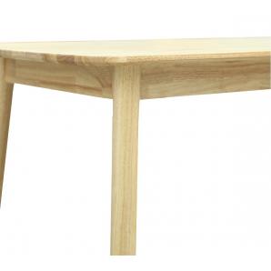 Mesa transilvania, madera natural, 75 x 75 cms