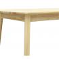 Mesa transilvania, madera natural, 120 x 75 cms