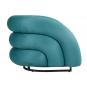 Sillón karlovy, tapizado velvet turquesa