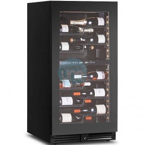 Vinoteca Expositor Sobremesa Vertical, 2 Temperaturas, 56 Botellas, 5 Estantes, 270 Litros, LED, Climatex