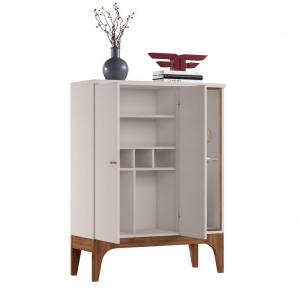 Bar buffet veneza, blanco roto y matte, 90 x122 cms.