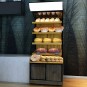 Mueble de Madera Vertical para Panadería, 80 cm Ancho, 2,4 Metros Alto, MPM08M