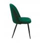 Silla magda new, metal, tapizado velvet verde