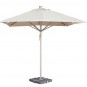 Parasol Sombrilla Cuadrada 4 x 4 Metros, Poliéster 100% en Color Crudo, MR7520