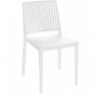 Silla Apilable Blanca, Polipropileno inyectado a Gas, de Exterior - BARS1.BLANCO