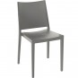 Silla Gris Apilable, Polipropileno, Exterior, M163.GRIS