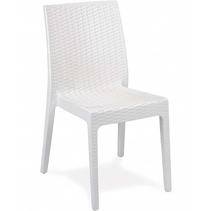 Silla Blanca Apilable, Polipropileno, Exterior, M1115.BLANCO