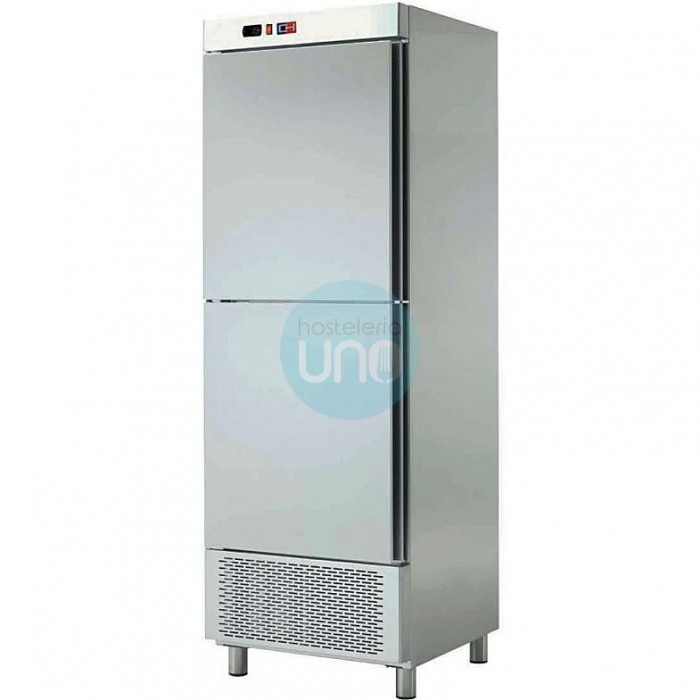 Armario Congelador INOX, 2 Medias Puertas, 600 Litros, Fondo 73 cm, ACCH602