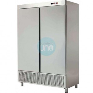 Armario Congelador Vertical en INOX, 2 Puertas opacas, 1200 Litros, Fondo 73 cm, ACCH1202