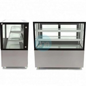 Vitrina Mostrador Refrigerado, 1,5 Metros Ancho, 1,2 Metros Alto, Cristal Recto, XCH1500Z