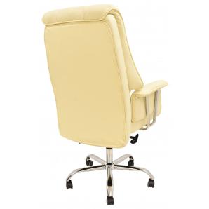 Sillón de oficina firenze, alto, gas, mecanismo multifunción, similpiel beige