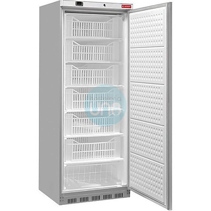 Congelador Vertical, 7 Cajas, 400 Litros, Fondo 70 cm, INOX, Digital, Almison