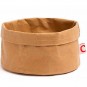 Panera en Papel Kraft Redonda Ø 17 cm, Marrón, Lavable, Comas