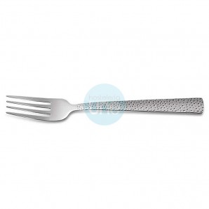 12 Tenedores de Postre 18,4 cm, Acero Inox 18/0, Mango con Relieve, Comas Cheese - 12 unidades