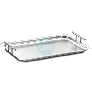 Bandeja 35x32 cm con Asas en Acero inoxidable, GN2/3, Fricosmos