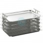 Bandeja 65x53 cm con Asas en Acero inoxidable, GN2/1, Fricosmos