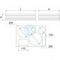 Bandeja Rectangular Isotérmica para Vajilla, Tapa Euronorm 1/1, Polipropileno, Fricosmos