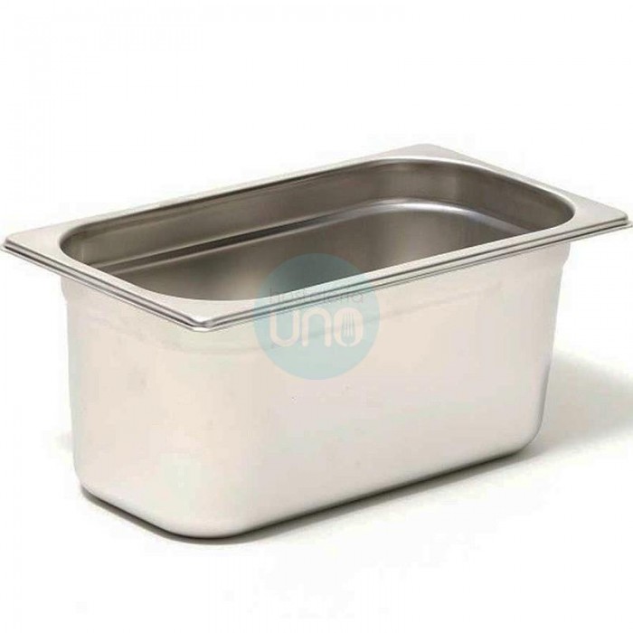 Cubeta Gastronorm GN1/3, 32,5x17,6 cm Alto 15 cm, Acero inoxidable, 5,4 Litros, Comas