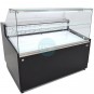 Vitrina Expositora Refrigerada Negra, 1 Metro Ancho, Fondo 97,3 cm, Frío Estático, CHVRE100