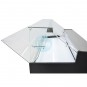 Vitrina Expositora Refrigerada Negra, 1 Metro Ancho, Fondo 97,3 cm, Frío Estático, CHVRE100
