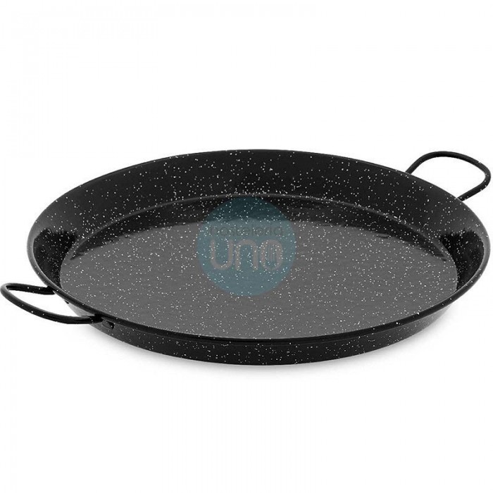 Paellera Ø 46 cm de Acero Esmaltado, 12 Raciones, Color Negro, Comas Riba Roja Paellera Ø 46 cm de Acero Esmaltado, 12 Raciones, Color Negro, Comas Riba Roja