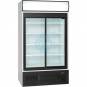 Armario Expositor Refrigerado, 1,1 Metros Ancho, Puertas Correderas Cristal, Fondo 82 cm, 875 Litros, TEFCOLD