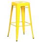 5 Taburetes tol ek limited, acero, amarillo - 5 unidades