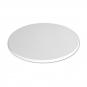 Mesa alta bristol, fundición, 4 pies, negra, tapa 60 cms. color a elegir, tableros de 60 cms: werzalit sm - blanco 01