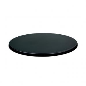 2 Tableros de mesa wer-uniart, negro 3190, 60 cms de diámetro - 2 unidades