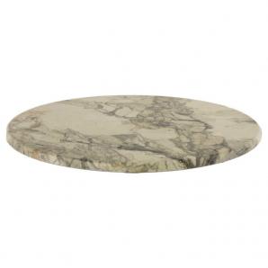 Mesa alta bombay, negra, base de 110 cms y tapa de 60 cms. color a elegir, tableros de 60 cms: werzalit sm - marble almeria 209