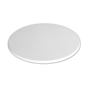 Mesa alta benamara, acero inoxidable, base de 110 cms y tapa 60 cms. color a elegir, tableros de 60 cms: werzalit sm - blanco 01