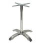 2 Bases de mesa milan, 4 brazos, aluminio* - 2 unidades