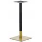 2 Bases de mesa versalles new 110 cudo, alta, dorada y negra, 45 x 45 cms, altura 110 cms - 2 unidades