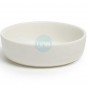 12 Mini Tarrinas Platos Redondos, Ø 8 cm, Porcelana Blanca, Altura 2,5 cm, Comas - 12 unidades